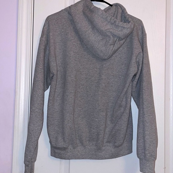 Embroidered Nike Grey Hoodie - Picture 3 of 4